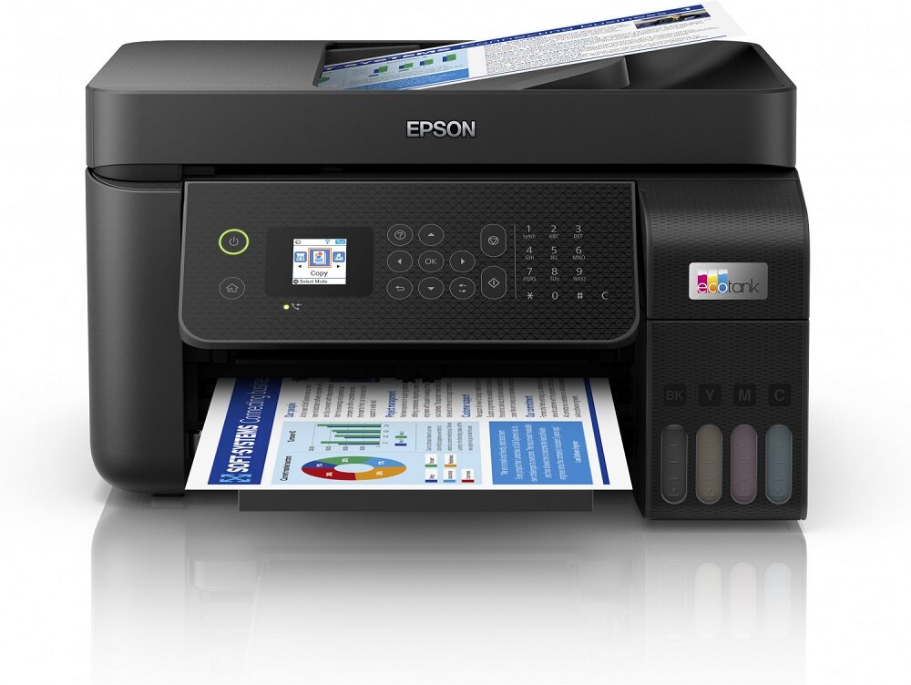 Urządzenie wielofunkcyjne Epson EcoTank L5290 widok na urządzenie od frontu