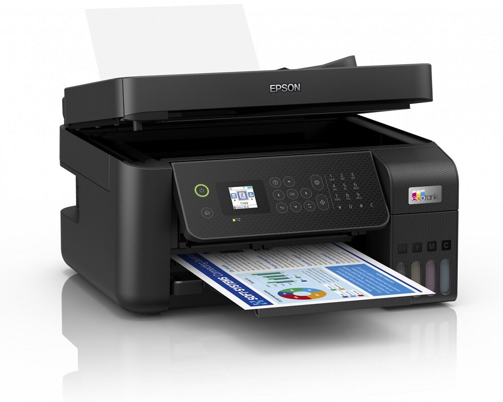 Urządzenie wielofunkcyjne Epson EcoTank L5290 pod skosem w prawo