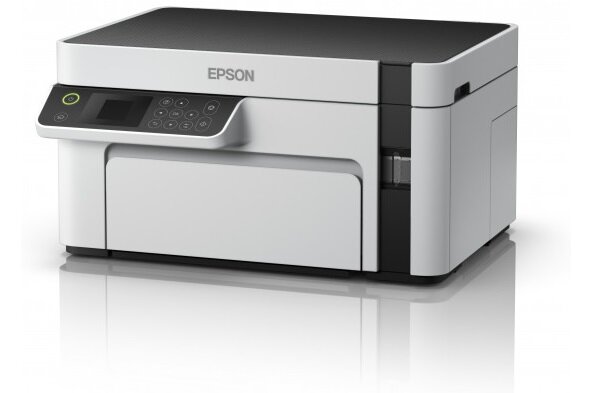 Urządzenie wielofunkcyjne Epson EcoTank M2120 C11CJ18402 widok na urządzenie pod skosem w lewo