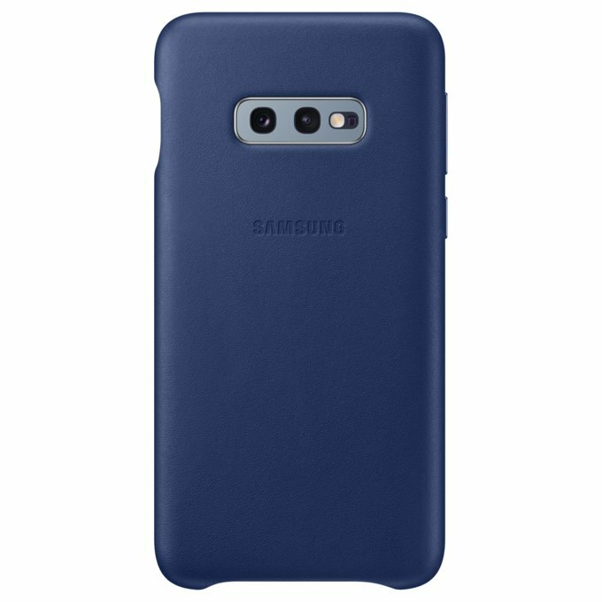 Etui Leather Cover do Galaxy S10e, navy (EF-VG970LNEGWW) tył 