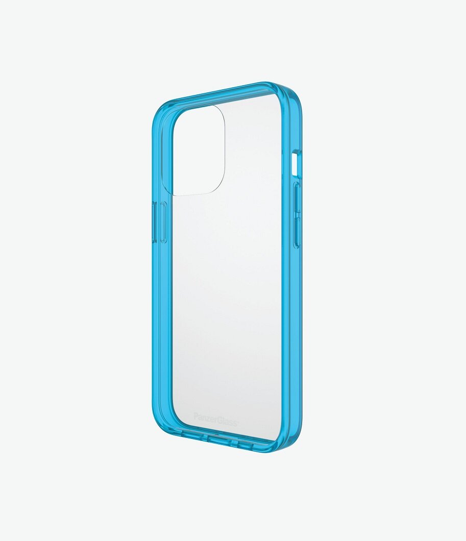 Etui do iPhone 13 Pro PanzerGlass ClearCase Niebieskie z boku