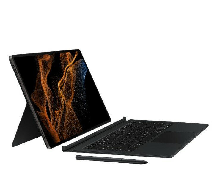 Etui Samsung Book Cover z klawiaturą do Galaxy Tab S8 Ultra Black EF-DX900UBEGEU z tabletem