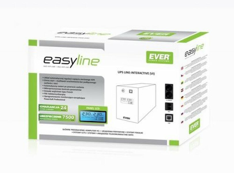 Zasilacz awaryjny UPS Ever T/EASYTO-000K65/00 360 W opakowanie