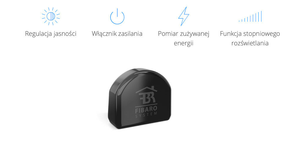 Inteligentny ściemniacz światła FIBARO FGD-212 funckje czujnika