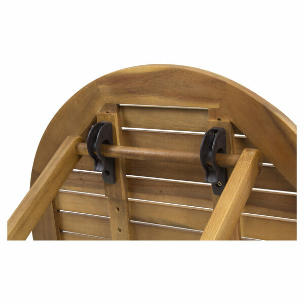 Zestaw ogrodowy Fieldmann FDZN 4003-T brązowy widok stolika od spodu