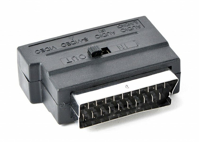 Adapter Gembird CCV-4415 dwukierunkowy widoczny pod skosem