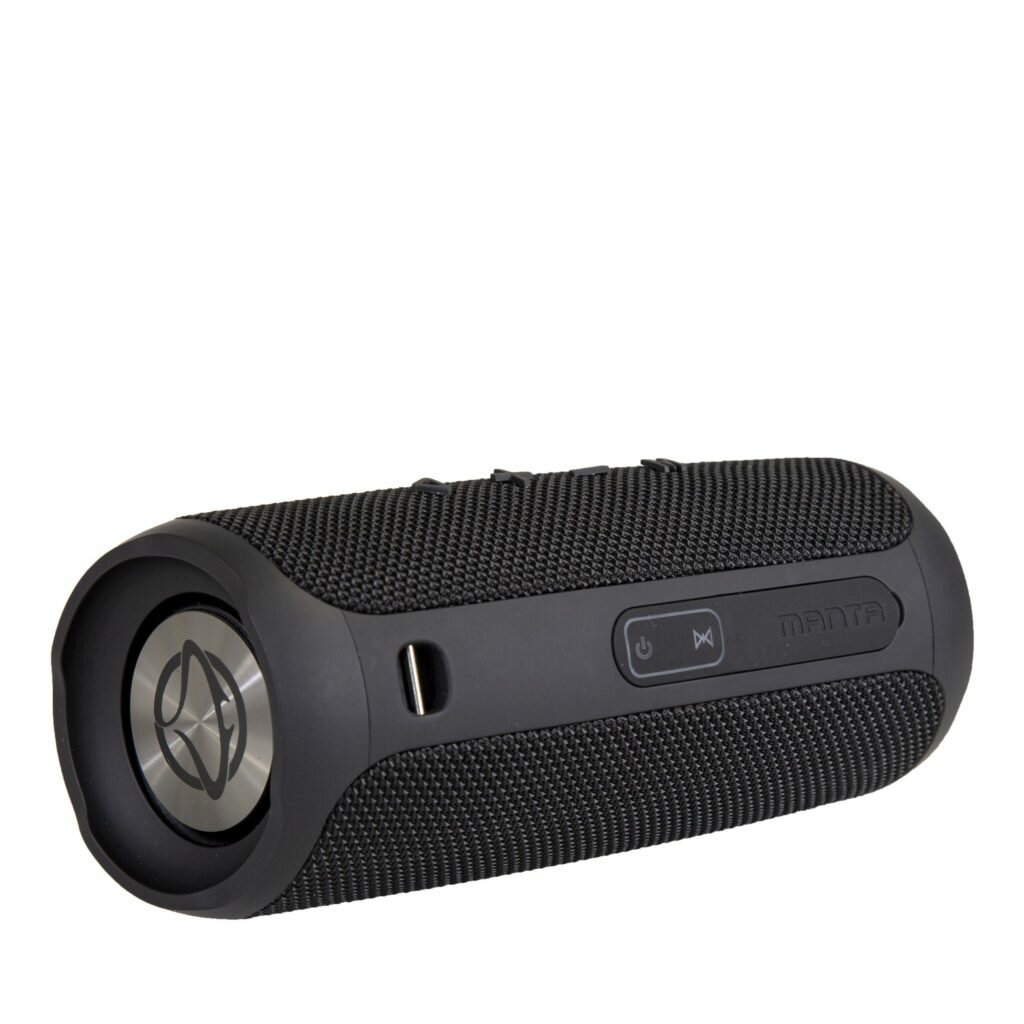 Głośnik bluetooth Manta SPK130GO-BK widok prawy bok