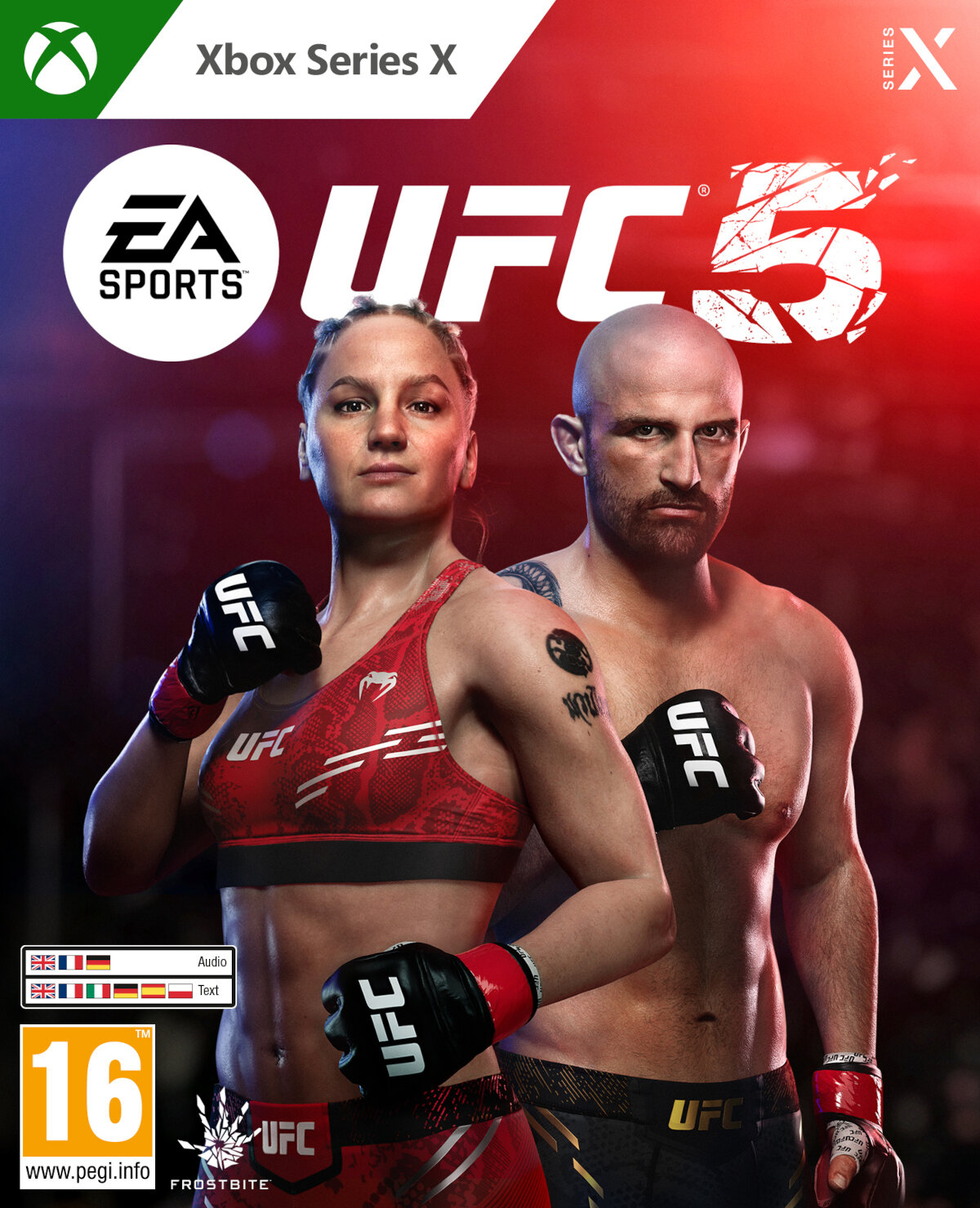 Gra Electronic Arts UFC 5 widok na okładkę od frontu