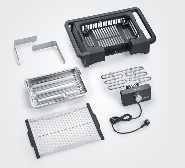 Grill elektryczny SEVERIN STYLE EVO PG 8123 grill rozłożony na części