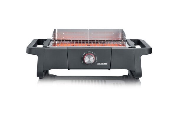 Grill elektryczny SEVERIN STYLE EVO PG 8123 widok na grill od przodu