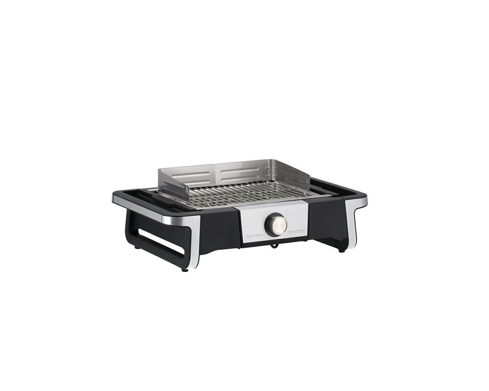 Grill elektryczny Severin PG 8113 Senoa Boost widok na grill pod skosem w prawo