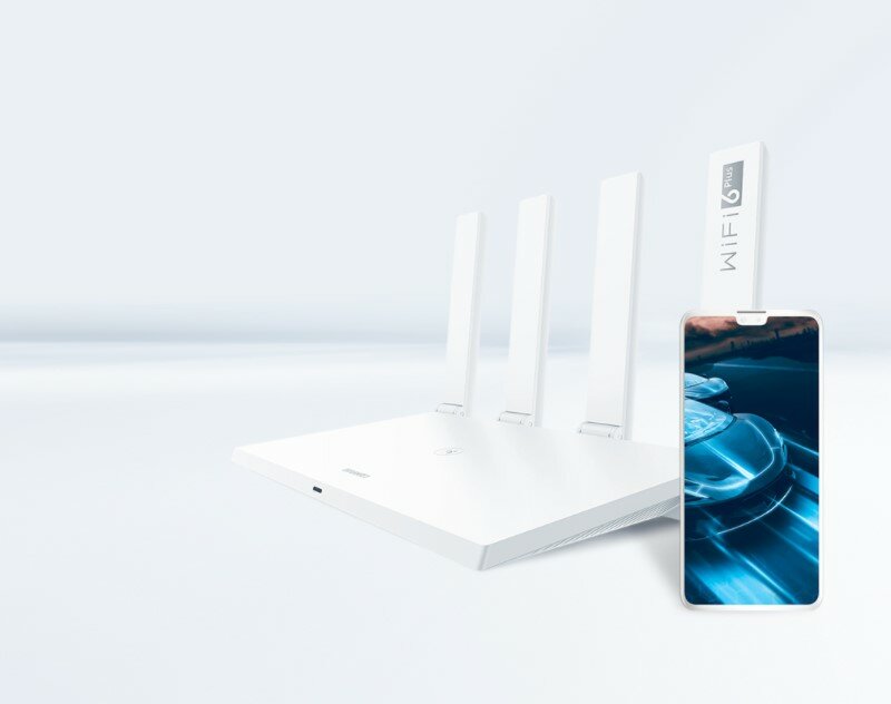 Router HUAWEI AX3 dual-core połączenie z telefonem