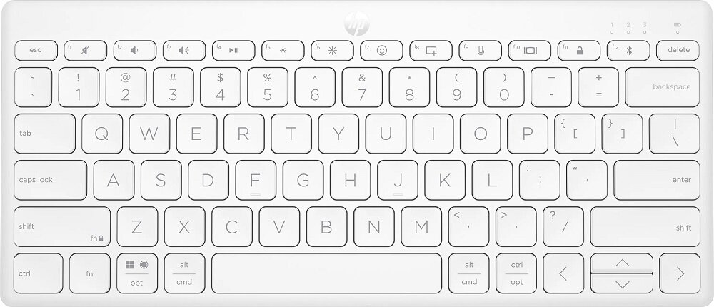 Klawiatura bezprzewodowa HP 350 Multi-Device 692T0AA#ABB od frontu
