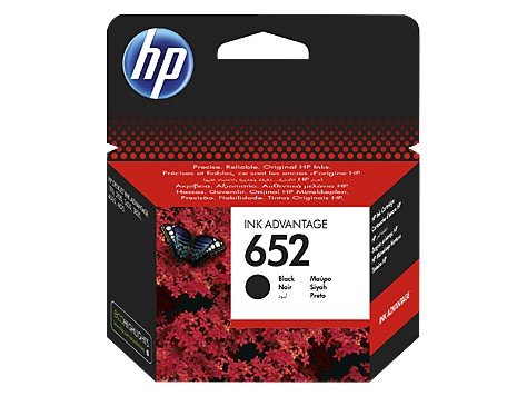 HP Tusz Ink/652 Black Cart