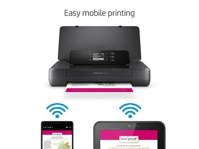 Drukarka atramentowa HP Officejet 200 Mobile Printer CZ993A widok na przód