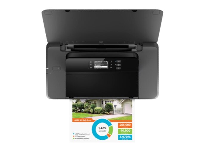 Drukarka atramentowa HP Officejet 200 Mobile Printer CZ993A widok od góry