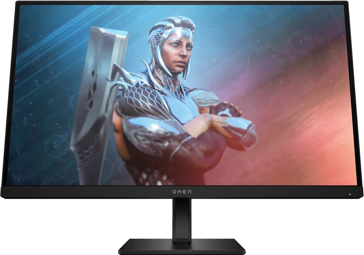 Monitor HP Omen FHD 165 Hz 27-calowy od przodu w trakcie wyświetlania gry