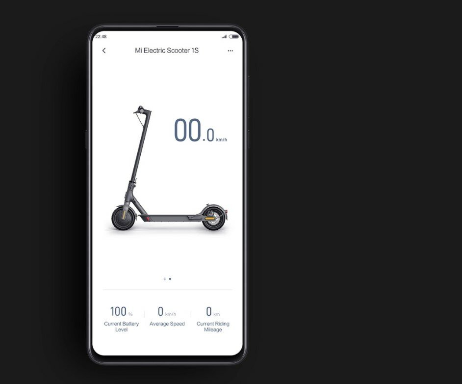 Hulajnoga elektryczna Xiaomi Mi Electric Scooter 1S aplikacja mobilna