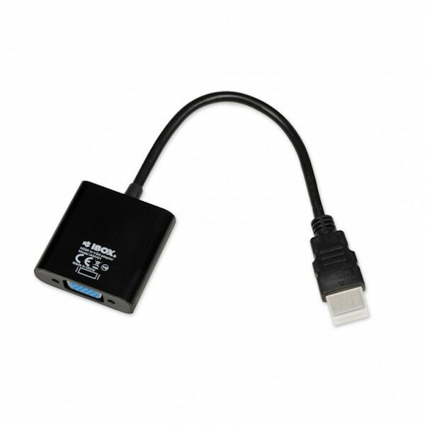 Adapter iBOX IAHV01 VGA-HDMI widoczny z góry