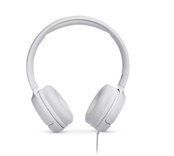 Słuchawki JBL Tune 500 JBLT500WHT od frontu