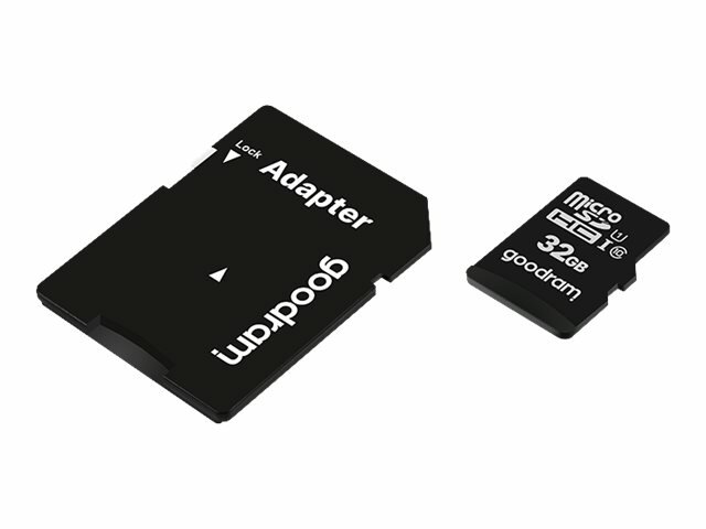 Karta pamięci GOODRAM 32GB microSDHC 100MB/s C10 UHS-I U10 M1AA-0320R12 karta i adapter