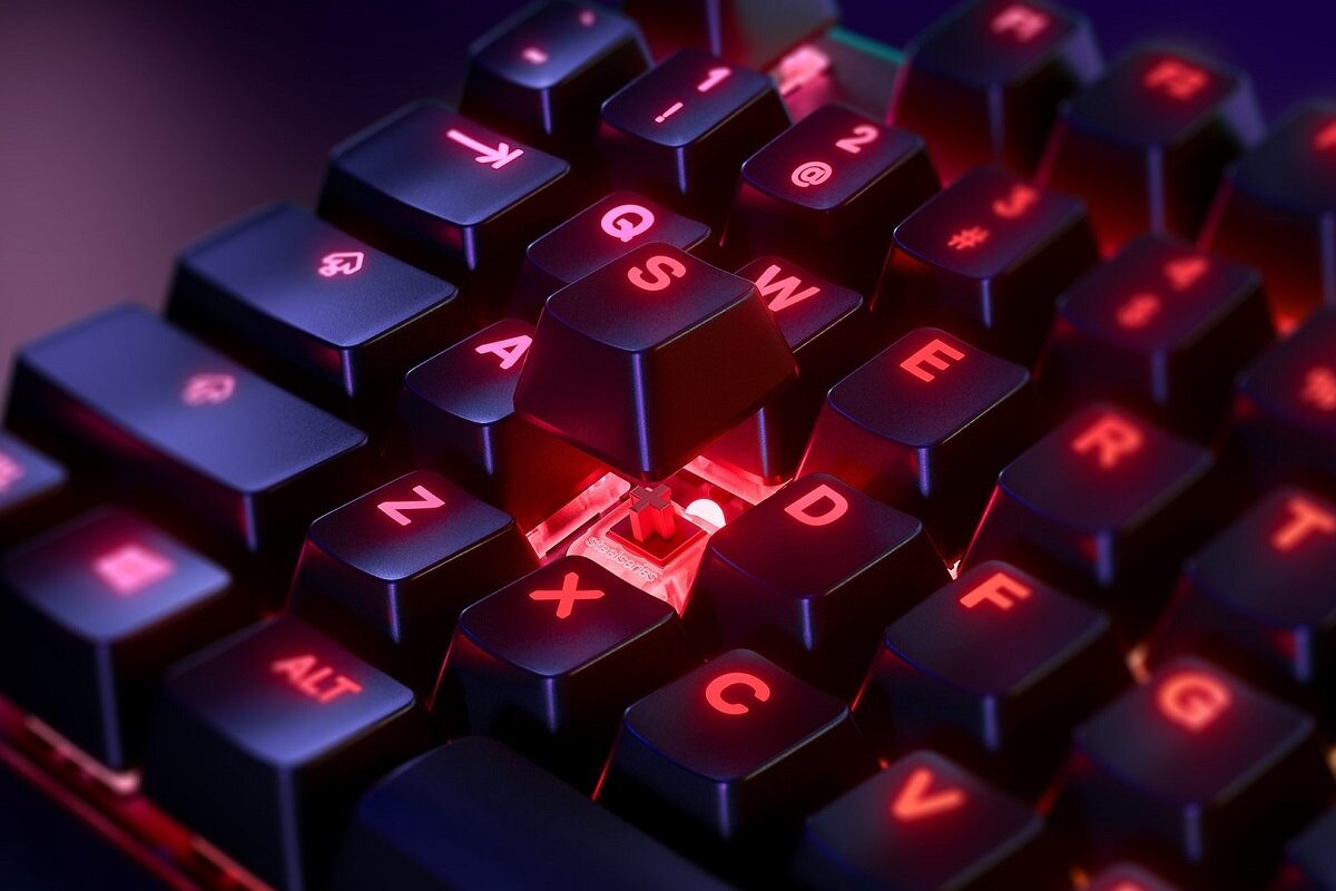 Klawiatura SteelSeries Apex 7 Switch US OLED przełączniki mechaniczne