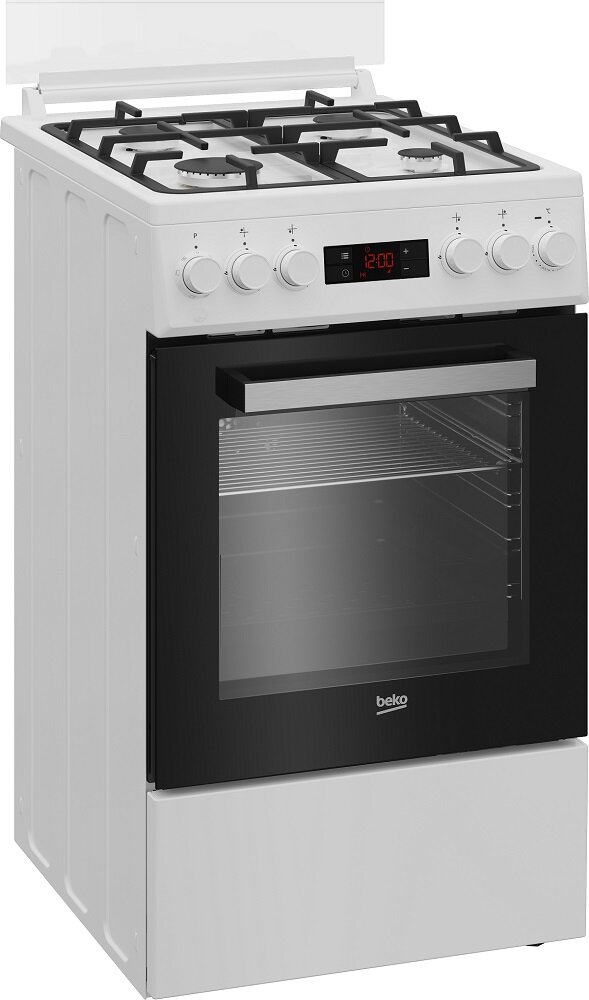 Kuchenka Beko FSE52332DWDS wolnostojąca widok pod skosem