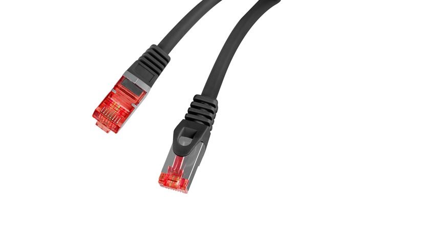 Kabel Patchcord Lanberg PCF6-10CU-0050-BK kat.6 FTP 0.5m czarny kable