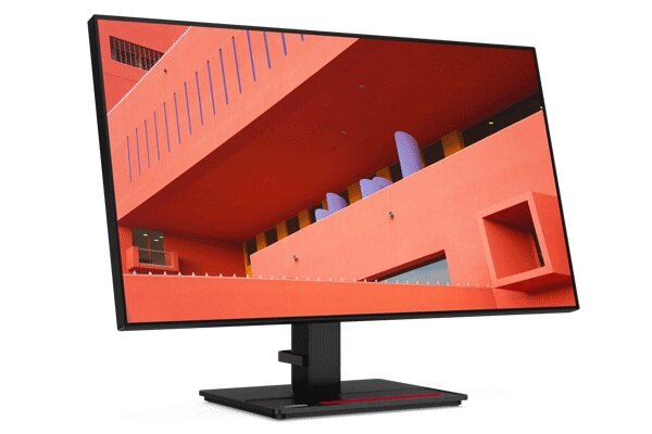 Monitor Lenovo ThinkVision P27h-20 61E9GAT6EU od lewej strony