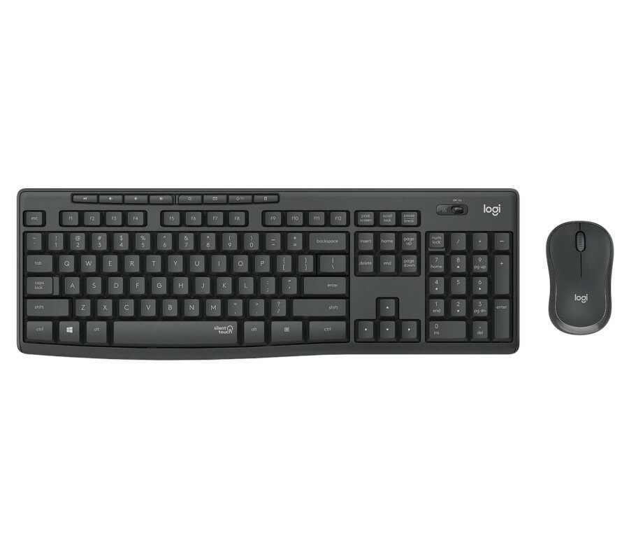 Zestaw Logitech MK295 Silent Wireless Combo z góry