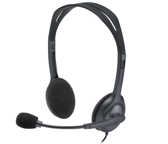 Słuchawki Logitech H111 981-000593 pod skosem w lewo