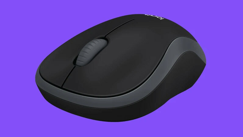 Mysz Logitech M185 910-002240 czerwona frontem