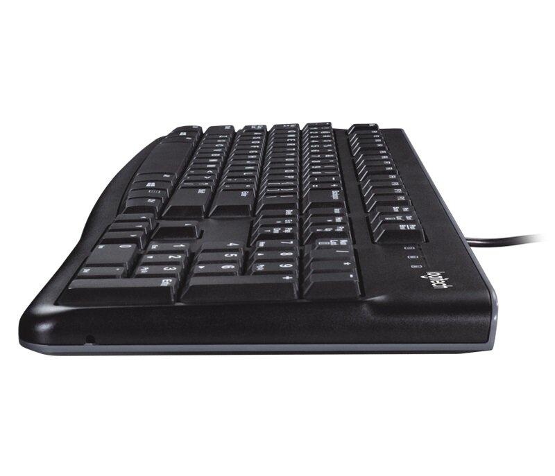 Zestaw klawiatura + mysz Logitech MK120 sama klawiatura od boku