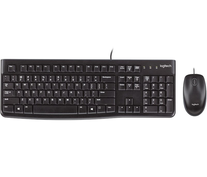 Zestaw klawiatura + mysz Logitech MK120 od frontu