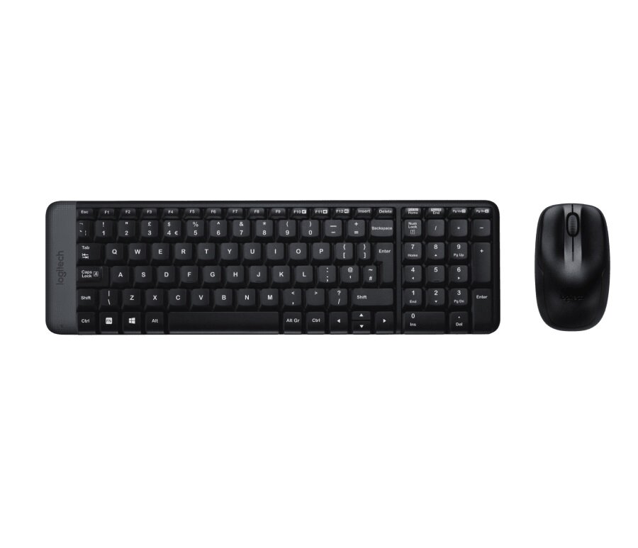 Zestaw klawiatura i mysz Logitech MK220 od góry