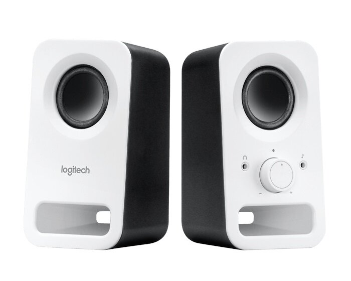 Głośniki Logitech Z150 980-000815 widok na dwa głośniki od frontu