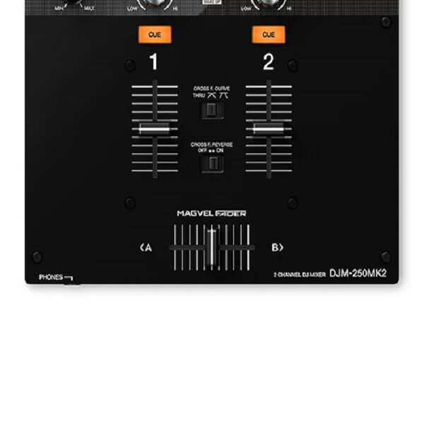 Mikser Pioneer DJM-250MK2 2 kanałowy, suwaki