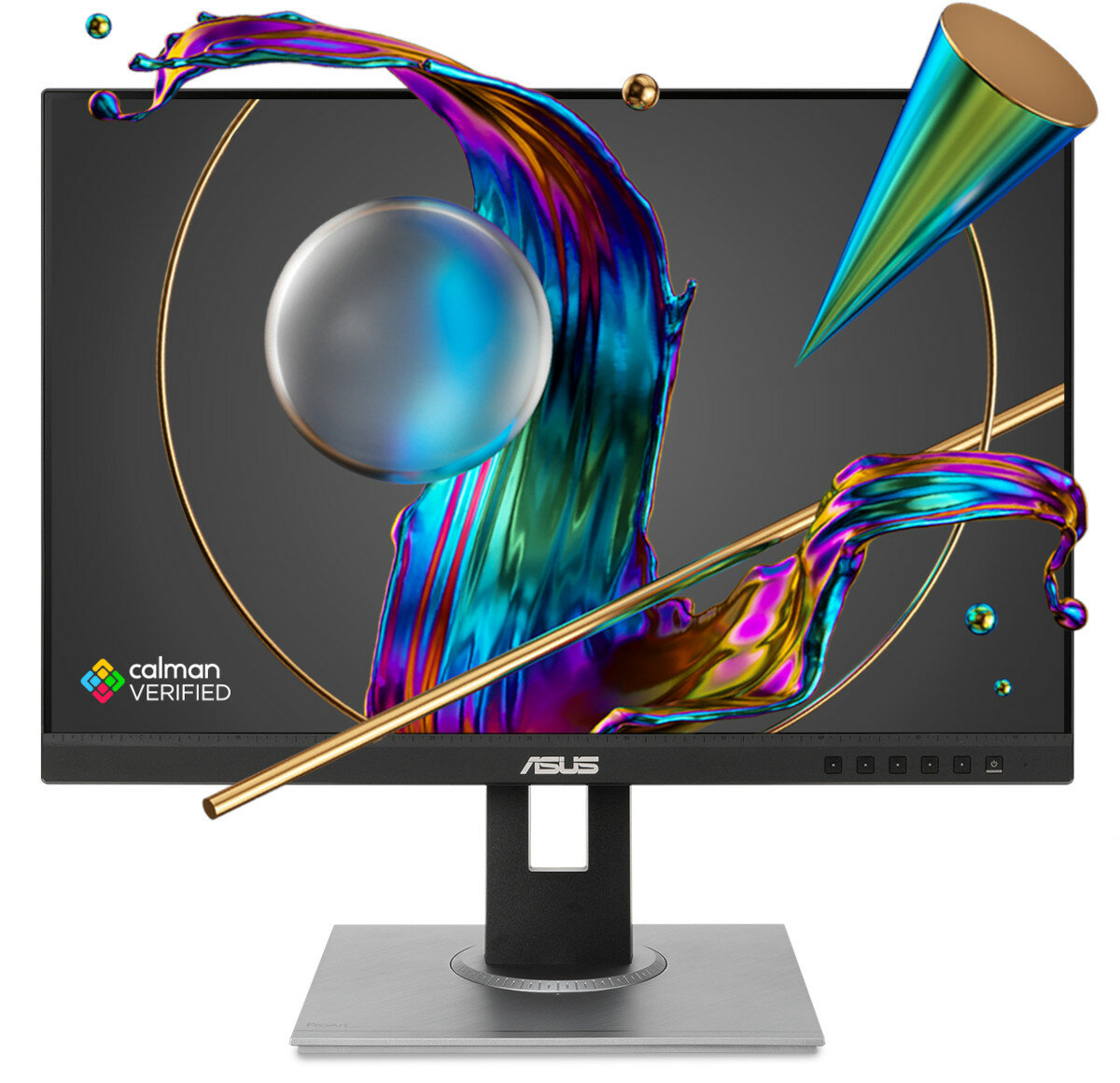 Monitor ASUS ProArt PA248QV 24.1 WUXGA Czarno-szary widok od przodu