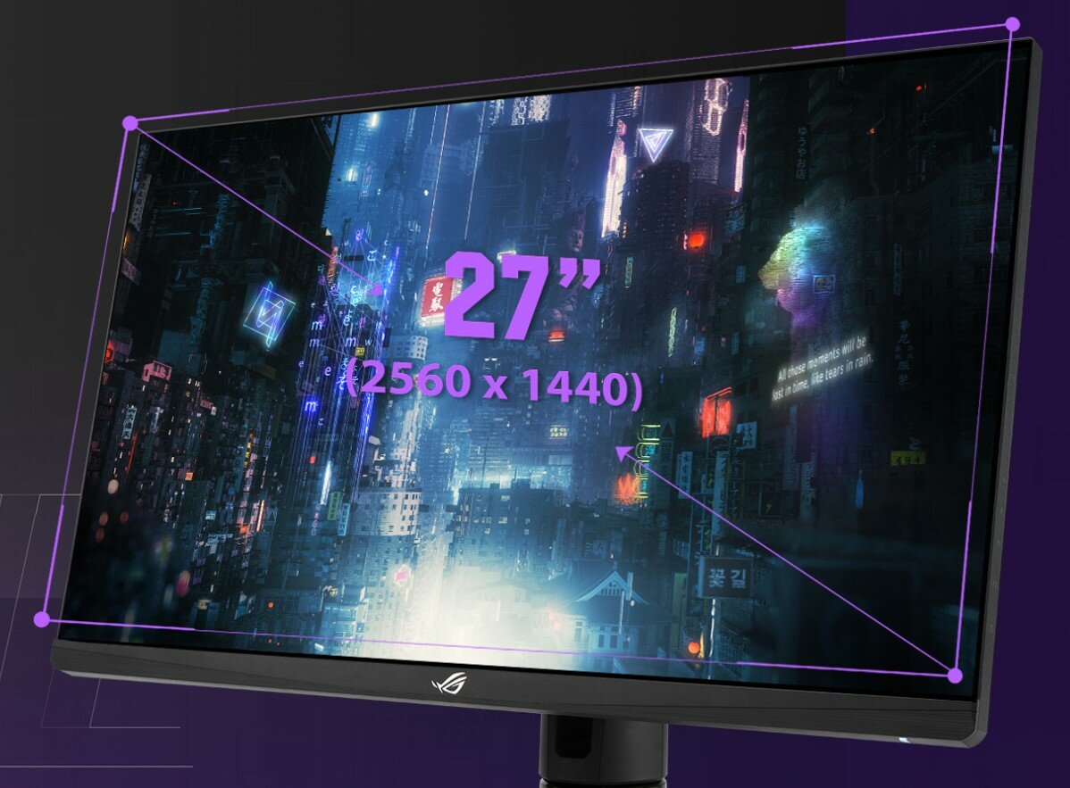 Monitor Asus ROG Strix XG27AQ rozdzielczość ekranu