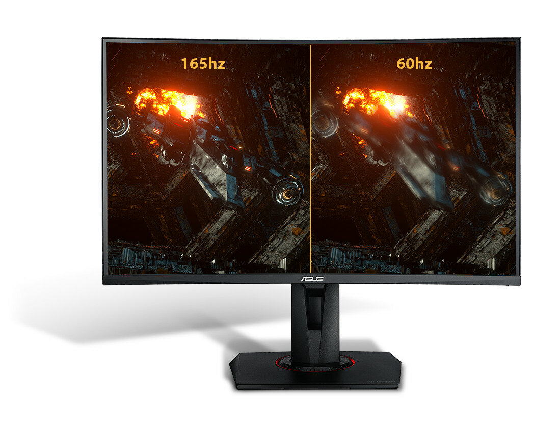 Monitor Asus VG27WQ częstotliwość odświeżania 165 Hz