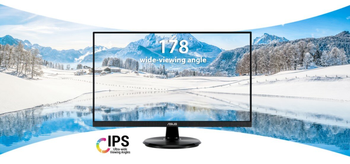 Monitor Asus VA27DCP 27' Eye Care widok od przodu