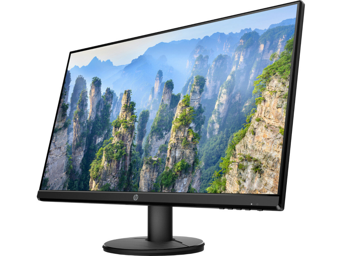 Monitor HP V24 9SV73AA lewym bokiem