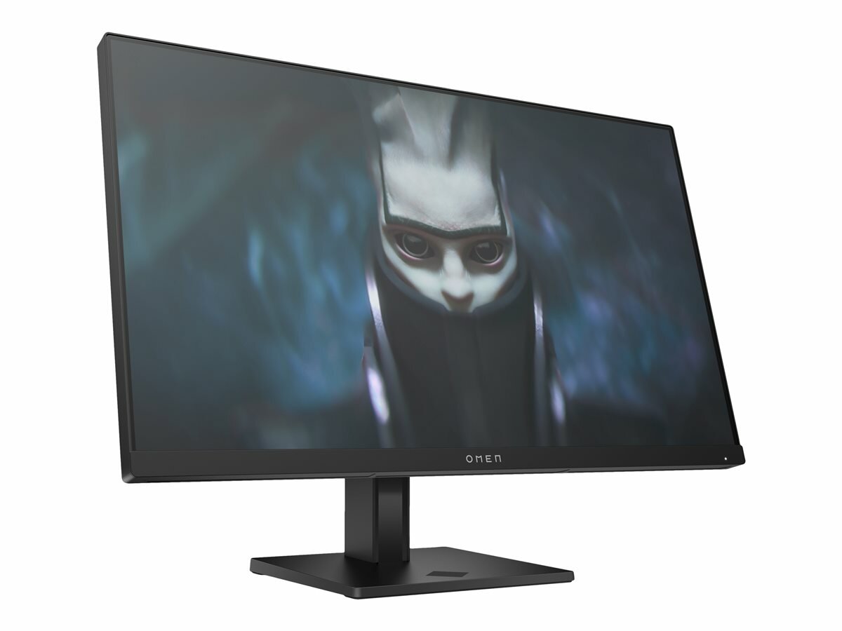 Monitor HP OMEN 24' IPS widok monitora pod skosem