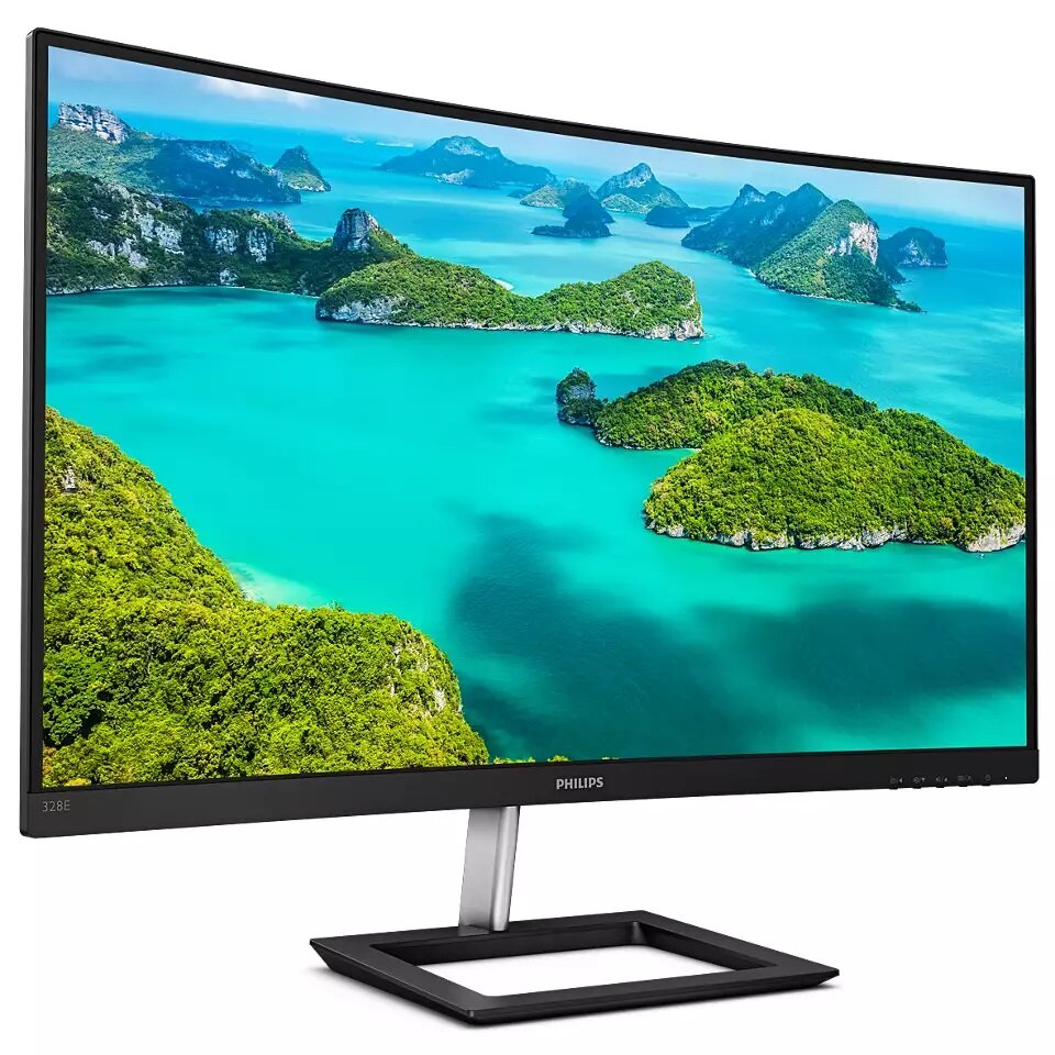 Monitor Philips 328E1CA/00 pod skosem w lewo