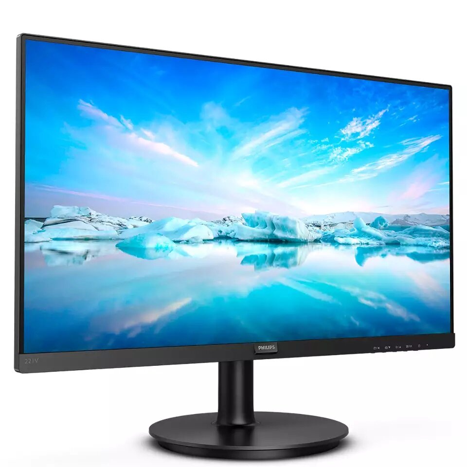 Monitor Philips 221V8/00 Full HD pod skosem w lewo