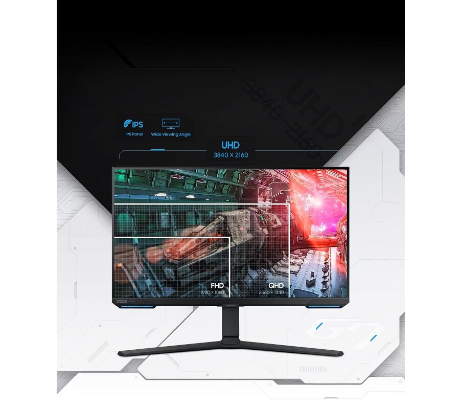 Monitor Samsung Odyssey G7 LS32BG700EUXEN od frontu