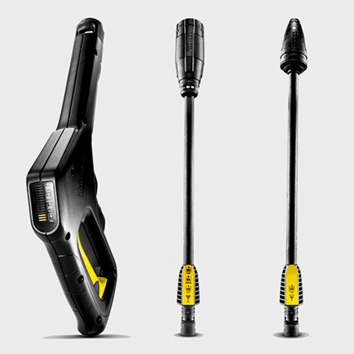 Myjka ciśnieniowa Karcher K 3 Power Control z lancami widok na lance i pistolet