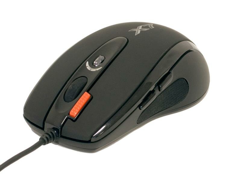 Mysz A4T EVO XGame Opto Oscar X710 Extra Fire USB widoczna frontem