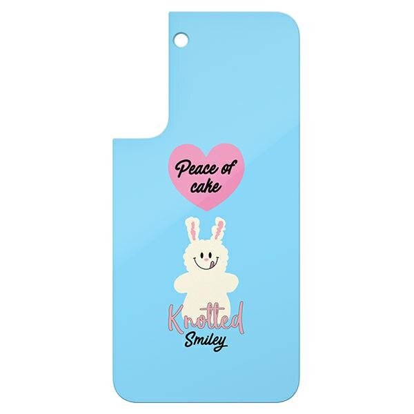 Panel Samsung GP-TOU021AMDLW do etui Frame Cover do Galaxy S22+ niebieski front