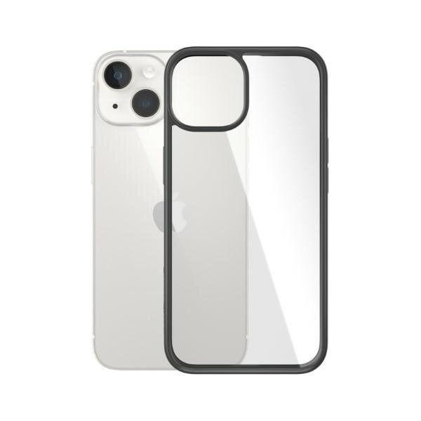 Etui PanzerGlass ClearCase iPhone 14/13 frontem położone na tyle telefonu